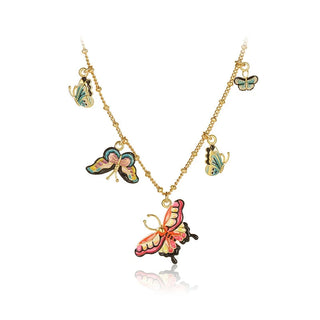 Enamel Mystical Butterfly Necklace