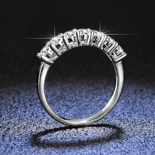 1.0 Ct Moissanite Heart Shaped Engagement Ring Set