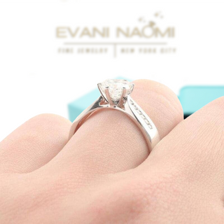 14k White Gold 1.0 Ct Diamond Engagement Ring