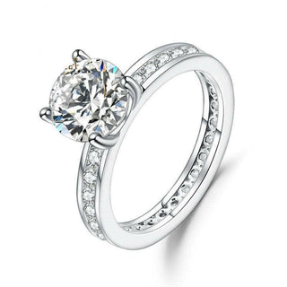 2.0 Ct Round Cut Diamond Engagement Ring