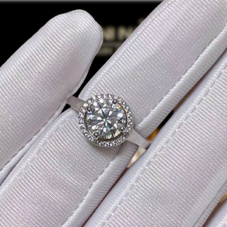 2.0 Ct Round Cut Adjustable Engagement Ring