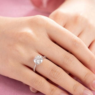 3.0 Ct Round Cut Diamond Engagement Ring