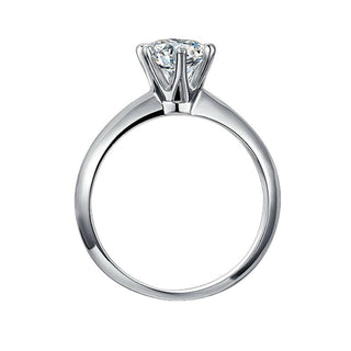 14k White Gold Diamond Engagement Ring