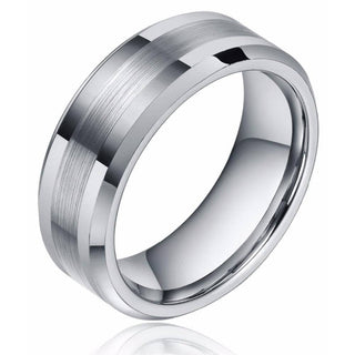 Classic Brushed Tungsten Men's Wedding Band