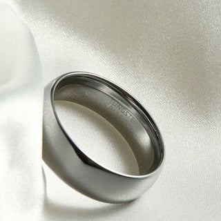 Classic Domed Tungsten Unsex Wedding Band