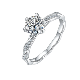 14k White Gold 1.0 Ct Diamond Wedding Ring