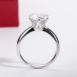 14K White Gold 3.0 Ct Moissanite Engagement Ring