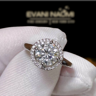 2.0 Ct Round Cut Adjustable Engagement Ring