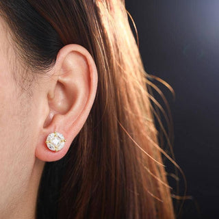 Classic Moissanite Diamond Stud Earrings