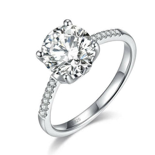 2.0 Ct Round Cut White Gold Diamond Ring