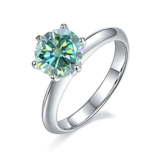 3.0 Ct Round Solitaire Moissanite Engagement Ring