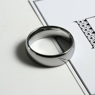 Classic Domed Tungsten Unsex Wedding Band
