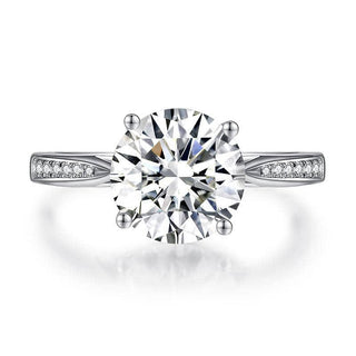 3.0 Ct Round Cut Diamond Engagement Ring
