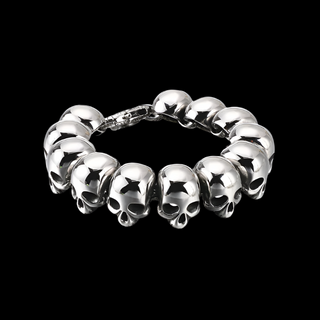 Punk Lots Of Skull Charm Bracelets