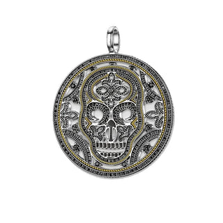 Vintage Skull Fleur-de-lis Mask Maori King Pendant-Evani Naomi Jewelry