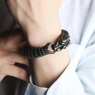 Punk Dragon Amulet Bracelet