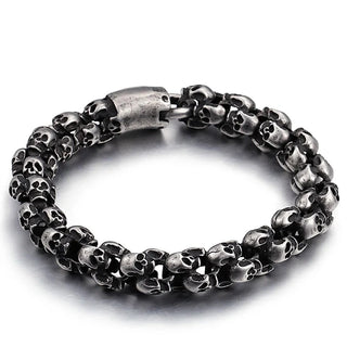 Punk Skull Link Chain Bracelet