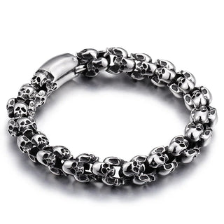 Punk Skull Link Chain Bracelet