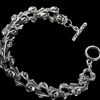 Gothic Skull Soldier Combination Chain Bracelet