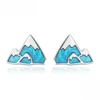 Iceberg Mountain Stud Earrings