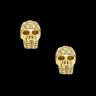 Rebel Skull Punk Stud Earrings