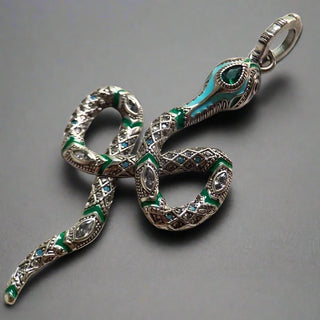 Green Snake Pendant