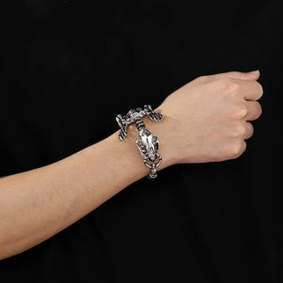 Punk Skeleton Chunky Bracelet