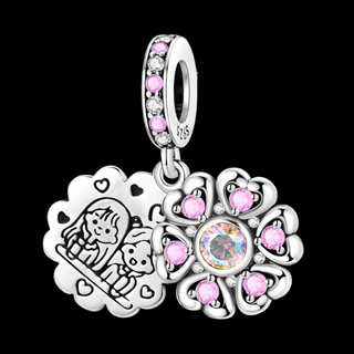 Lovely Pink & Purple Charm Treasures