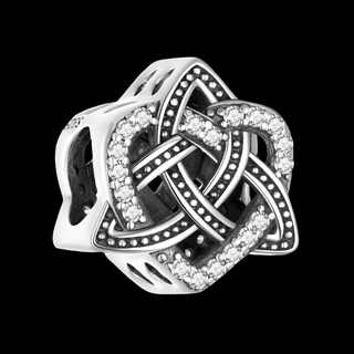 Celtic Knot Heart-Shaped Vintage Charm