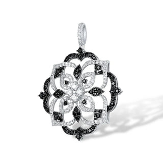 Round Diamond Kaleidoscope Pendant