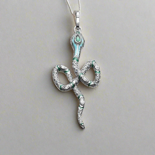 Green Snake Pendant