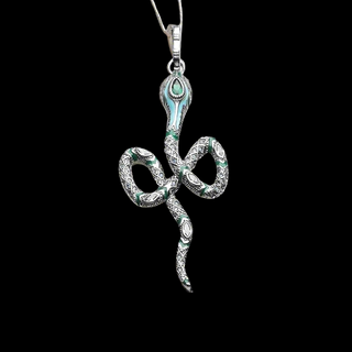 Green Snake Pendant