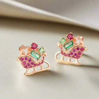 Treasure Sleigh Stud Earrings