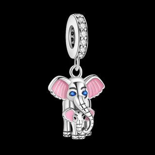 Lovely Big Ear Elephant Charm Series