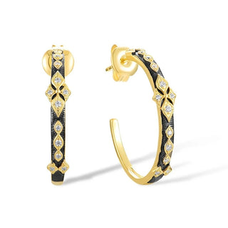 Created Diamonds Circle Hoop Earrings-Evani Naomi Jewelry