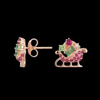 Treasure Sleigh Stud Earrings