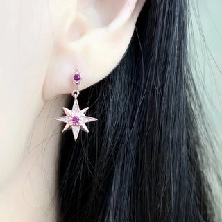 Magical Star Pink Dreamy Earrings