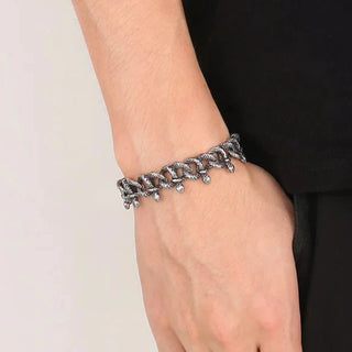 Punk Wrapped Snake Vintage Bracelet