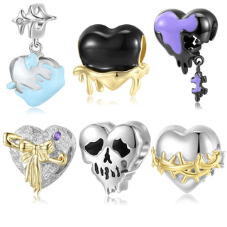 Silly Hearts, Romantic & Edgy Love Fusion Charm Collection