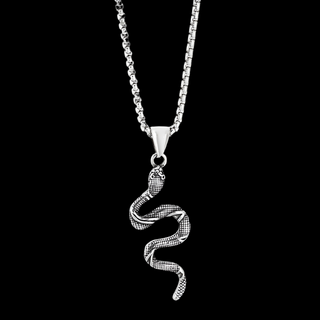 Vintage Style Twisted Snake Necklace