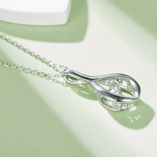 0.5 ct Moissanite Diamond Infinity Necklace-Evani Naomi Jewelry