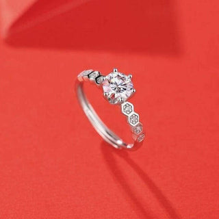 0.50 ct Diamond 5mm Engagement Ring-Evani Naomi Jewelry