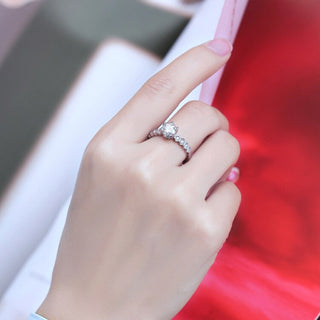 0.50 ct Diamond 5mm Engagement Ring-Evani Naomi Jewelry