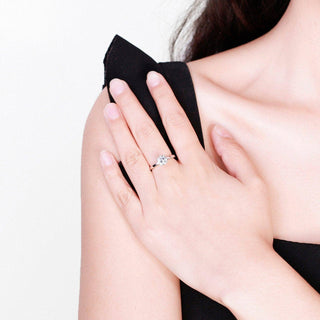 0.50 ct Diamond Solitaire Engagement Ring-Evani Naomi Jewelry