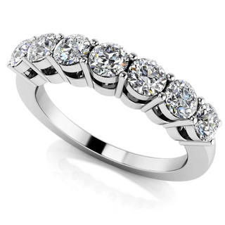 0.70 ct Round-cut Diamond Wedding Band-Evani Naomi Jewelry