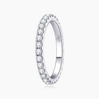 0.90 ct Diamond Full Eternity Wedding Band Evani Naomi Jewelry