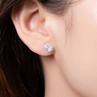1.0 ct Oval-cut Moissanite Diamond Jewelry Set Evani Naomi Jewelry