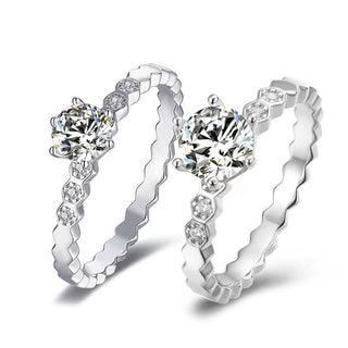 1.00 ct Diamond Vintage Wedding Ring-Evani Naomi Jewelry