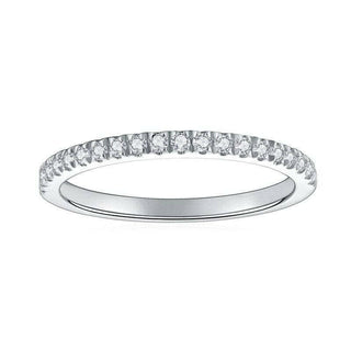 1.3mm Moissanite Eternity Wedding Band Evani Naomi Jewelry