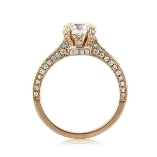 1.90 ct Round Brilliant Cut Diamond 14k Yellow Gold Engagement Ring-Evani Naomi Jewelry